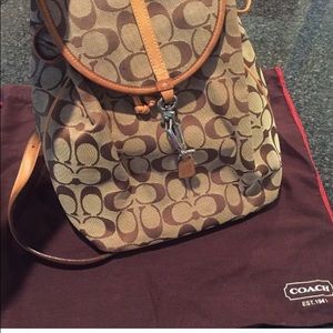 Coach Signature backpack